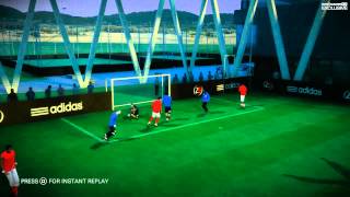 FIFA Street Gameplay ARSENAL v MAN UTD [upl. by Ardekan728]