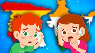 Explore The Hottest Countries In The World  Geography Songs For Kids  KLT Geography [upl. by Mireille]