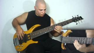 Angra  Carry On Bass cover by Thiago Torres [upl. by Asilej987]