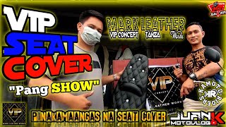 VIP SEAT COVER  Mark Leather Works  TANZA CAVITE  Juan K Moto [upl. by Arymat]