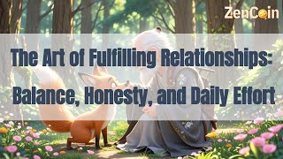 The Art of Fulfilling Relationships Balance Honesty and Daily Effort  𝐙𝐞𝐧 𝐂𝐨𝐢𝐧 [upl. by Ruthie]