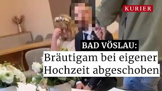 Video Bräutigam wird bei Hochzeit abgeschoben [upl. by Ahsiem]