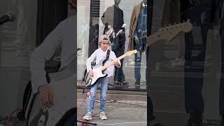 Hotel California  Eagles eagles hotels california cover guitar busking manchester music [upl. by Etessil]