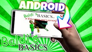 Baldis Basics is finally on Android Phones [upl. by Ahsinej]