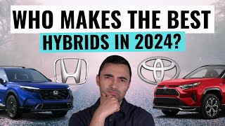 Which Car Brand Makes The Best Hybrids Toyota VS Honda VS The Rest [upl. by Ahsinom]