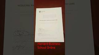 Harvard Online Certificate harvard harvardbusinessschool [upl. by Ahkos]