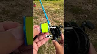 Using a Baitcast Reel  Removing backlashes Method number 2 baitcasting [upl. by Muir]