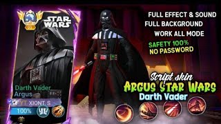 OPTIMIZED Script Skin Argus Star Wars no password  Full effects and sound with logo  Latest Patch [upl. by Fayina461]