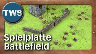 Tutorial Spielplatte zum Klappen mit Scharnier  gaming board TabletopSpielfeld TWS [upl. by Ahsekad877]