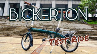 Bickerton Pilot 1407 Folding Bike  Test Ride [upl. by Karine]