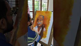 Painting Portrait portrait lovepainting oldman portraitdrawing portraitpainting portraits [upl. by Orelu]