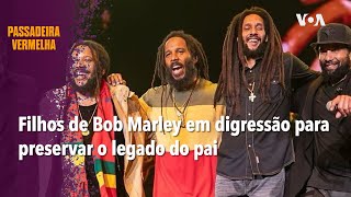 Passadeira Vermelha Filhos de Bob Marley em digressão pela América [upl. by Santa]