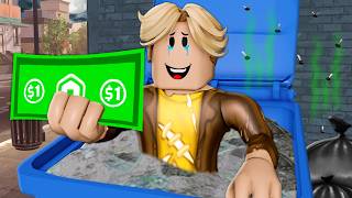 A DOLLAR Made Him RICH A Roblox Movie [upl. by Booker]