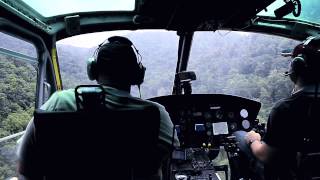 UH1 Huey Helicopter Military Approach and Landing [upl. by Anema]