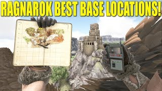 TOP 8 RAGNAROK BEST BASE LOCATIONS PCXBOXPS4 How Not to Be A Noob  ArkSurvival Evolved [upl. by Eelyr995]