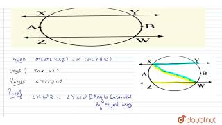 In the adjoining figure m arc XAZmarc YBW Prove that  XYZW  CLASS 10  CIRCLE  MATHS [upl. by Suzann]