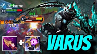 CHALLENGER VARUS MID GAMEPLAY WILD RIFT  HARD CARRY TEAM  TOP 1 VARUS AP BUILD amp RUNES SEASON 14 [upl. by Margalo]