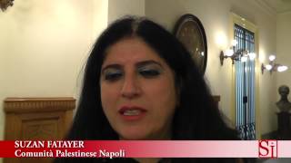 Napoli  quotMarzo Donna 2013″  La donna palestinese 090313 [upl. by Dwain]