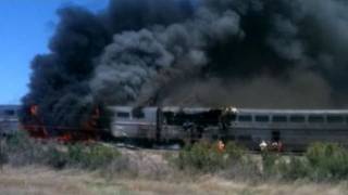 Amtrak Train Crash Outside Reno Nevada [upl. by Amilb]