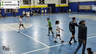 2024 1ra Div 1er Tiempo AFA Futsal Fem Atlanta Vs Libertadores [upl. by Annaiviv]