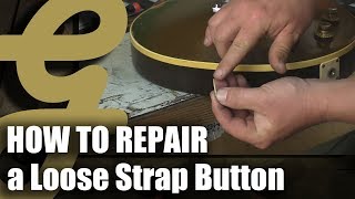 How To Repair a Loose Strap Button [upl. by Ahsanat]