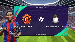 JOGAMOS CONTRA O TOP 2 LOCAL STRONDA PRO YT PES 2021 MOBILE [upl. by Anoirb]