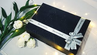 How to make gift box Shirt boxClassy gift box Hamber box Perfect gifting idea for husband [upl. by Benedick959]