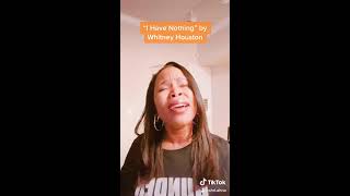 TikTok Singing Shorts  “I Have Nothing” by Whitney Houston [upl. by Draper259]