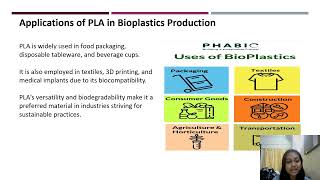 Application Of PHA amp PLA In Bioplastics Production [upl. by Veta]