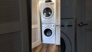 LG Stackable Washer  Dryer [upl. by Lessirg]