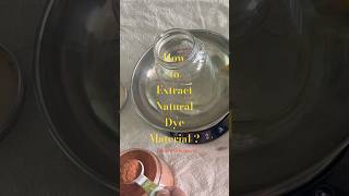 Eastern brazilwood How to extract natural dye material  short howto naturaldye [upl. by Shorter277]