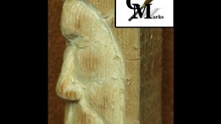 How to carve a simple wood spirit Pt1 [upl. by Skiest]