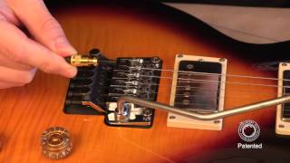 Hollow Point Intonation System Installation for Double Locking Tremolos [upl. by Laeahcim]