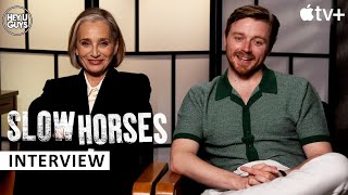 Slow Horses Season 2  Kristin Scott Thomas amp Jack Lowden on sarcasm swearing amp Season 3 [upl. by Catha]