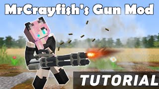 MrCrayfishs Gun Mod Tutorial  Guide minecraft java edition [upl. by Adlei98]