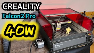 【CREALITY】 40Wハイパワーレーザー彫刻機 Falcon2 Pro レビュー動画 [upl. by Levi]