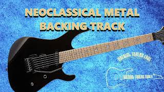 Neoclassical Metal Backing Track  C minor 153 BPM [upl. by Aremahs]