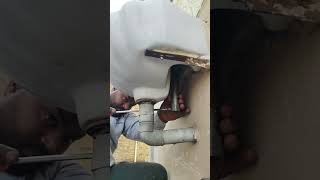 Wash basin tap repair by easy tool youtubeshorts plumber [upl. by Enelak833]