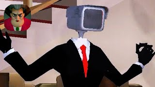 Scary Teacher 3D Skibidi Toilet Cameraman Season 1 2 3 New Update Levels IOS ANDROID 60 [upl. by Natsirt]