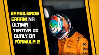 DIA RUIM ENZO FITTIPALDI E GABRIEL BORTOLETO ERRAM NO QUALY DA FÓRMULA 2 F2 [upl. by Wu315]