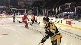 2019 AHL AllStar Skills Warm ups [upl. by Aerehs751]