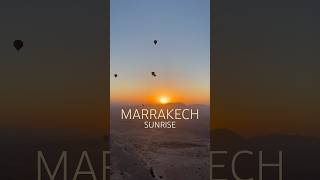 Vue d’une montgolfière 🌄 maroc marrakech marocco sunrise montgolfière [upl. by Byram]