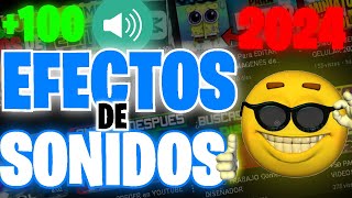 PACK De EFECTOS De SONIDOS Para VIDEOS 2024 [upl. by Fagen]