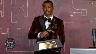 DeVonta Smith wins the Heisman Trophy  College Football on ESPN [upl. by Wistrup]