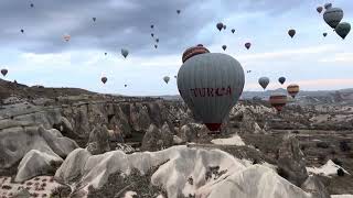 AMAZING CAPPADOCIA BALLOON TOUR OVER VALLEY [upl. by Jedthus]