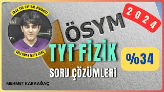 2024 YKS TYT Çıkmış Fizik Soru Çözümleri [upl. by Ecirtaed360]