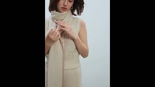 cashmere scarffashionstyle cashmere cashmereshawl sweaterfashion outfit sweaterstyle fashion [upl. by Certie547]