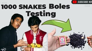 1000 Snake boles Testing 😱😱 crackers viral Popular [upl. by Llenreb]