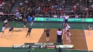 PENN STATE vs STANFORD NCAA VOLLEYBALL 2014 SEMIFINALS Set 3 [upl. by Trabue]