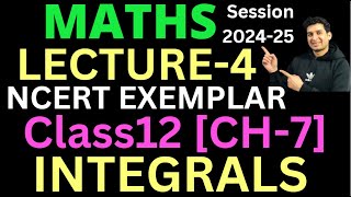 CLASS12  MATHS  CH7  INTEGRALS  NCERT EXEMPLAR PART4 [upl. by Grand807]